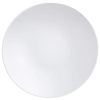 12 Pratos Sobremesa Tramontina Sophia em Porcelana Branca 21 cm 96010106