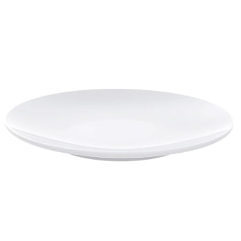 12 Pratos Sobremesa Tramontina Sophia em Porcelana Branca 21 cm 96010106