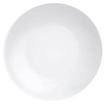 12 Pratos Fundo Tramontina Sophia em Porcelana Branca 22 cm 96010110