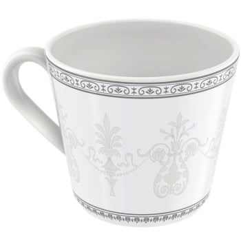 12 Xícaras de Chá Tramontina Gabrielle em Porcelana Decorada 185 ml 96011021