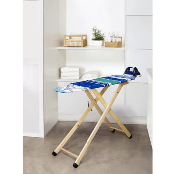 Mesa de Passar Tramontina Modelo Compact com Revestimento no Tampo e Porta Ferro 91750130