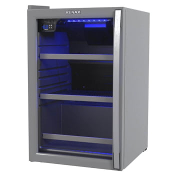 Cervejeira Venax Blue Light 100L Porta Invertida Cinza 220V 21207