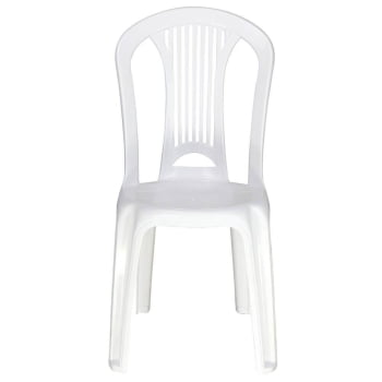 Cadeira Bistrô Tramontina Atlântida Em Polipropileno Branco 52x44 Cm 92013010