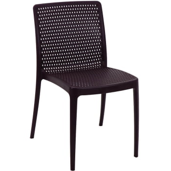 Cadeira Tramontina Isabelle em Polipropileno e Fibra de Vidro Marrom 92150109