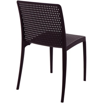 Kit 4 Cadeiras Tramontina Isabelle em Polipropileno e Fibra de Vidro Marrom 92150109
