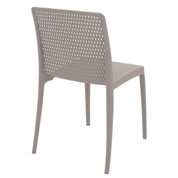 Cadeira Tramontina Isabelle em Polipropileno e Fibra de Vidro Camurça 92150210