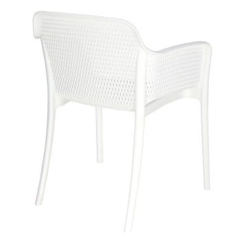 Kit 4 Cadeiras Tramontina Gabriela em Polipropileno e Fibra de Vidro Branco 92151010