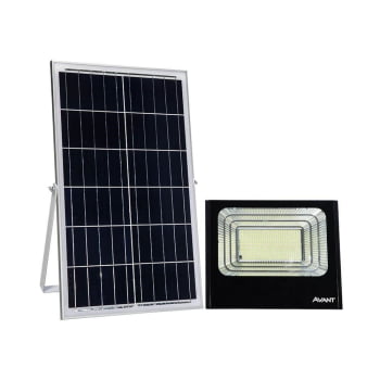Refletor LED Branco Frio Solare Avant 200W 6500K com Placa Solar - CÓD 963051309