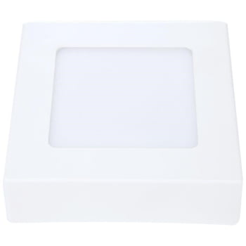 Painel Quadrado LED Branco Frio 6W 6500K Avant de Sobrepor Bivolt NH360 12X12 - cód 768381372