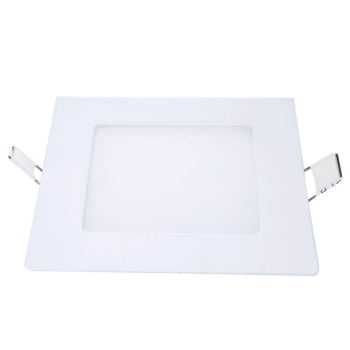 Painel Quadrado LED Branco Quente 6W 3000K Avant de Embutir Bivolt 12X12 - cód  856020575