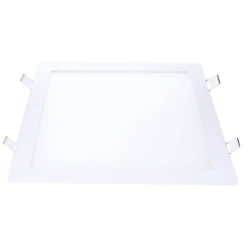 Painel Quadrado LED Branco Frio 24W 6500K Avant de Embutir Bivolt 30x30 - cód 858131374