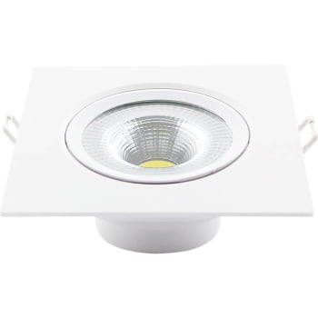 Spot Authentic LED Quadrado de Embutir Avant Branco 7w 6500k - Cód 863071371