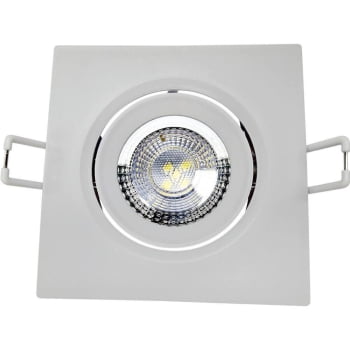 Kit 8 Spot Authentic LED Quadrado de Embutir Avant Branco 5w 6500k - Cód 865021371