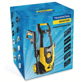 Lavadora de Alta Pressão Master Tramontina 1400W 1600psi Uso Eventual Mangueira 3m 220V 42550022