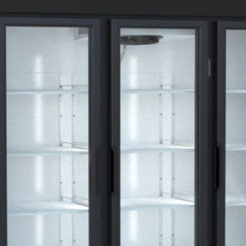 Refrigerador Vertical Venâncio De 3 Portas Preto 220V VREV30 38656