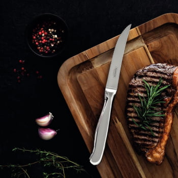 Jogo para Churrasco Tramontina Zurique em Aço Inox Facas Jumbo Fio Serrilhado Alto Brilho 12 Peças 6