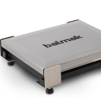 Balança Digital Balmak Check-Out BCK-30PB Perfil Baixo 30Kg Para Frente De Caixa Inox Usb E Serial