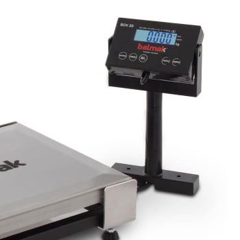 Balança Digital Balmak Check-Out BCK-30PB Perfil Baixo 30Kg Para Frente De Caixa Inox Usb E Serial