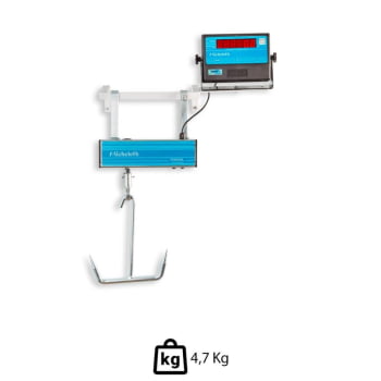 Balança Suspensa Eletrônica Micheletti Tendal MIC3 Light ABS 300kg/100g 8x6x28cm Carbono 1 Célula
