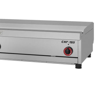 Chapa Bifeteira Metalcubas Premium A Gás CHP150 19mm Área 148,5x50cm 8 Queimadores MTC0092(24351)