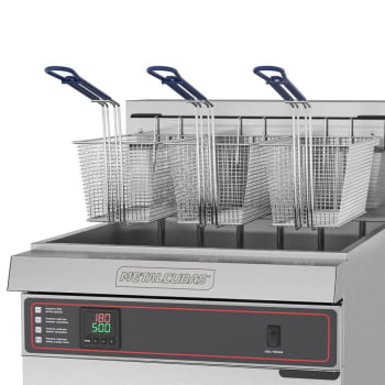 Fritador Industrial Elétrico Metalcubas FAO 3C PRM Água E Óleo 380V Trifásico 44L MTC0051(24431)