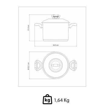 Jogo Cozi-Pasta Tramontina Solar Baquelite Em Aço Inox Fundo Triplo Com Alças Baquelite 2 Peças 20cm