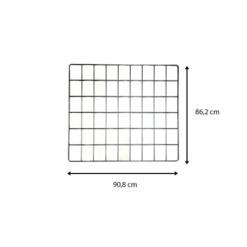 Kit Forno Refratário Elétrico Inox Guilhotina PRPE-900 G2 220V P44034 + Grade Do Forno Refratário 