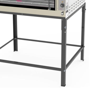 Kit Forno Refratário Elétrico Inox Guilhotina PRPE-900 G2 220V P44034 + Grade Do Forno Refratário 