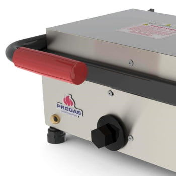Mini Grill Elétrico Progás PR-220EN New Queen Com Prensa Chapa Para Lanches Aço Inox 220V P30153