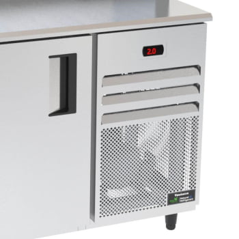 Balcão De Serviço Refrigerado Venâncio Standard Com Condimentadora Inox 100cm 220V VBSRC10(38472)