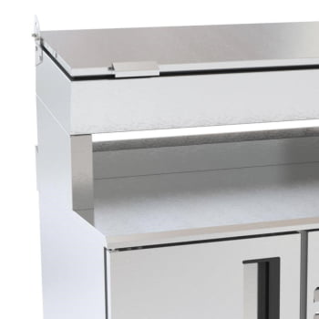 Balcão De Serviço Refrigerado Venâncio Standard Com Condimentadora Inox 100cm 220V VBSRC10(38472)