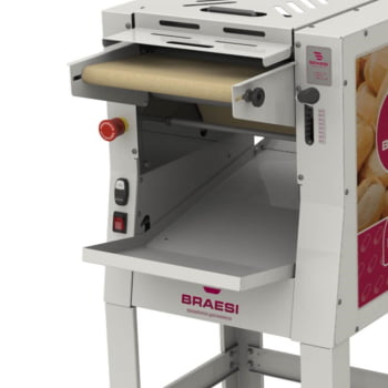 Modeladora Para Pães Braesi MB-35 G3 35cm Com Pedestal Motor 1/4cv 60Hz Bivolt B18215