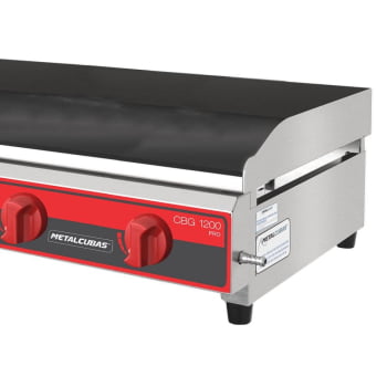 Chapa Bifeteira Profissional Metalcubas A Gás CBG1200 PRO 120cm 9,5mm 12030G(10355)