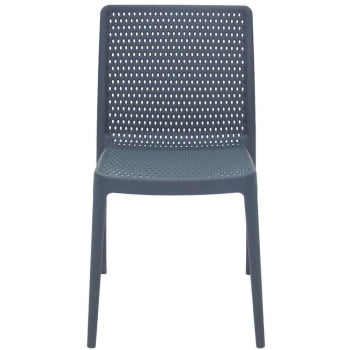 Kit 4 Cadeiras Tramontina Isabelle em Polipropileno e Fibra de Vidro Azul Navy 92150030