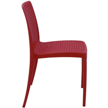 Cadeira Tramontina Isabelle em Polipropileno e Fibra de Vidro Vermelho 92150040