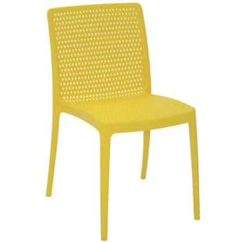 Cadeira Tramontina Isabelle Em Polipropileno E Fibra De Vidro Amarelo 92150000