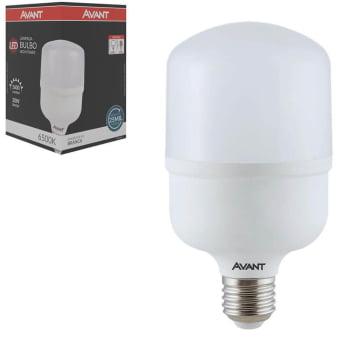 Kit 4 Lâmpadas LED Bulbo Avant HP 20W Bivolt Base E27 BR6500K - 273111377