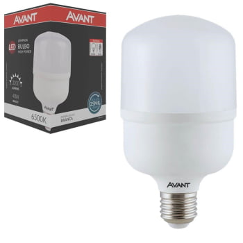 Kit 4 Lâmpadas LED Bulbo Avant HP 40W Bivolt Base E27 BR6500K - 273131375