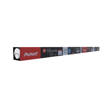 Kit 2 Lâmpadas LED Avant Tubular T8 Branco 9W Bivolt 6500K BR900-B Base G13 - CÓD 335511374