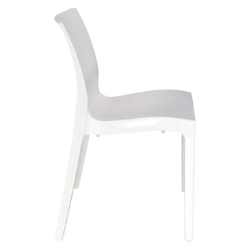 Cadeira Tramontina Alice Brilho Summa em Polipropileno Branco 92037010