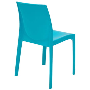 Cadeira Tramontina Alice Brilho Summa em Polipropileno Azul 92037070