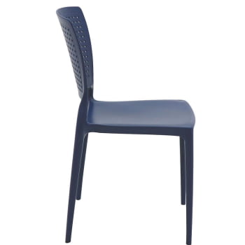 Cadeira Tramontina Safira em Polipropileno e Fibra de Vidro Azul Yale 92048170 
