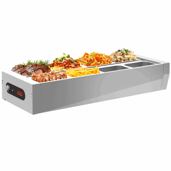 BFM811 Buffet térmico de Mesa aquecido Inox 8 cubas com tampa 127V