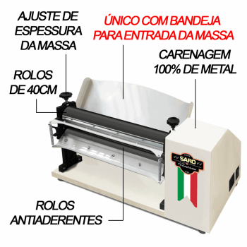 CSA40 Rolo Eletrico Standart Antiaderente Bivolt 400x57mm 1/3cv 50/60 HZ