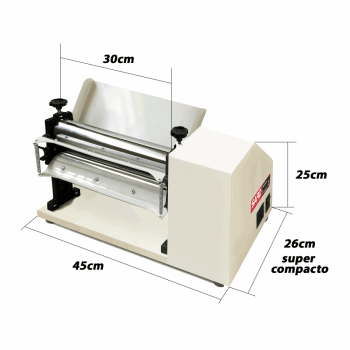 CSC30T Rolo Eletrico Standart Cromado Bivolt 300x57mm 1/3cv 50/60 HZ + R-CORT