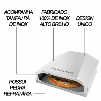 FB35 Assador para fogao Inbox para pizza, paes, bolos e etc.
