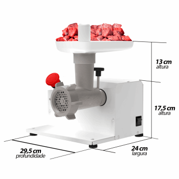 MEC Moedor e Extrusor Multiuso Bivolt 50/60 HZ Bivolt