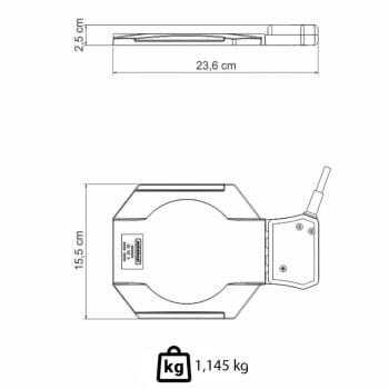 Resistência Elétrica Tramontina para Rechaud Cuba Retangular 220V 350W 61030820