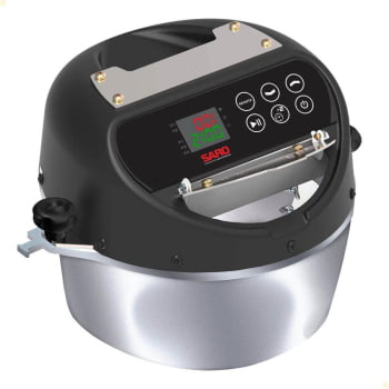 Panela Misturadora Elétrica Inteligente Saro Em Inox 4 Litros Bivolt Digital PA4I