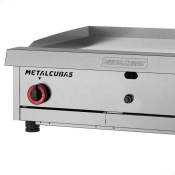 Chapa Bifeteira Premium A Gás Metalcubas Acendimento Automático CHP 90 G2